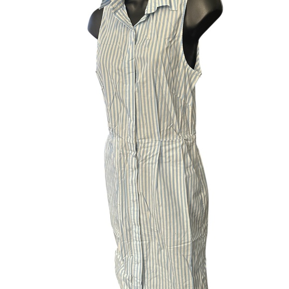 H&M Striped Sleeveless Dress with Pockets NWOT - Picture 3 of 7